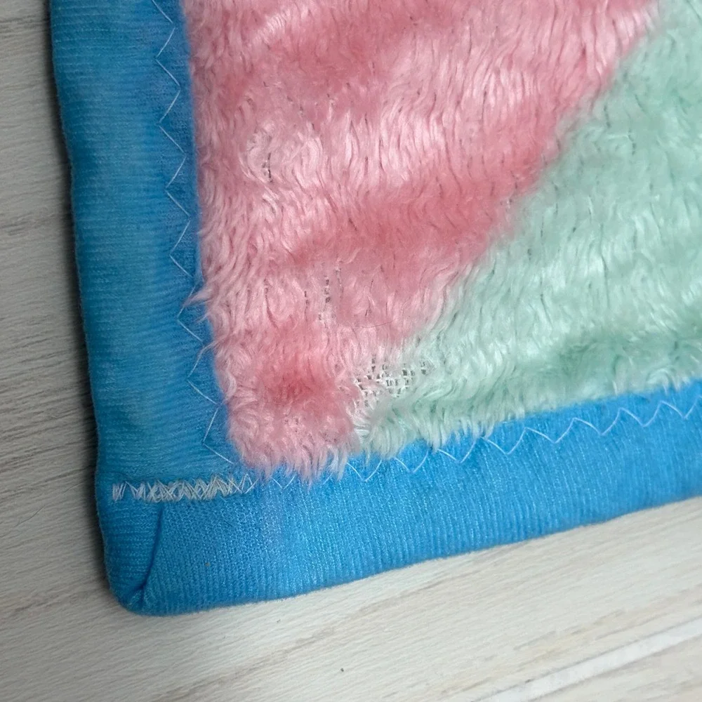 Disney Winnie the Pooh Piglet Baby Blanket Vintage Plush bees pink blue READ